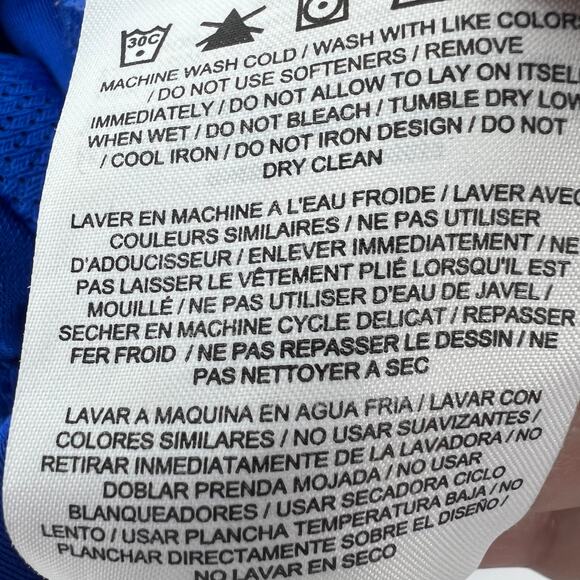 Nike Mens Royal Blue Basketball Shorts Drawstring Waist Size M - Picture 9 of 10